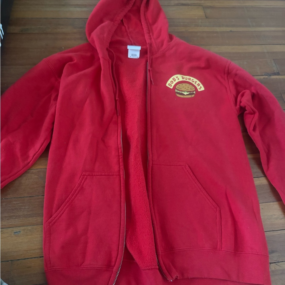 Ripple Junction Red Bob's Burgers Hoodie RARE